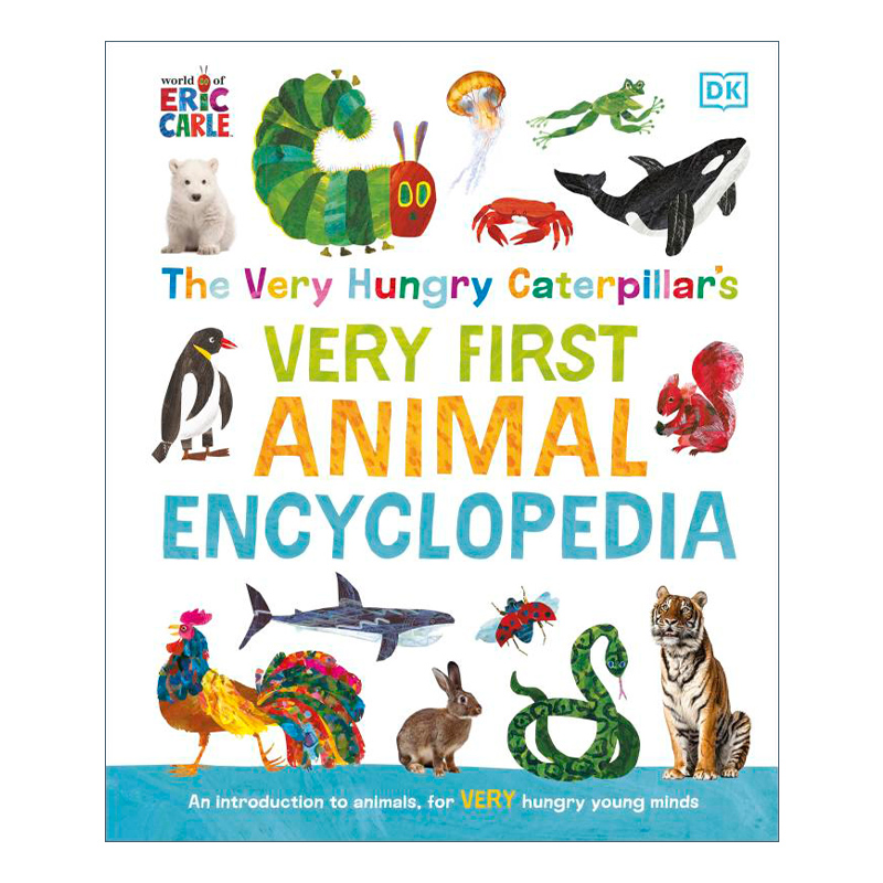 英文原版 The Very Hungry Caterpillar's Very First Animal Encyclopedia 饥饿的毛毛虫动物百科 儿童英语科普绘本 英文版进口书
