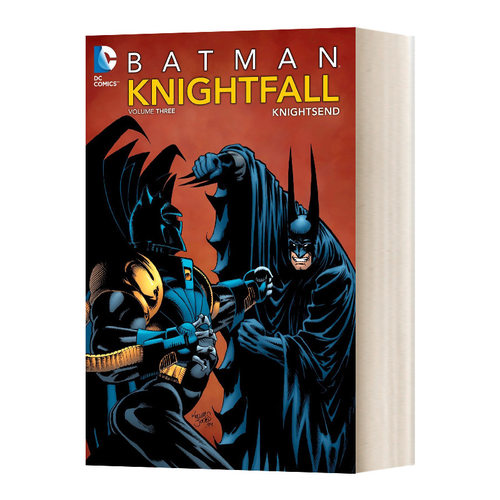 英文原版 Batman Knightfall Vol 3 KnightsEnd 蝙蝠侠 骑士陨落第3卷 DC漫画 英文版 进口英语原版书籍