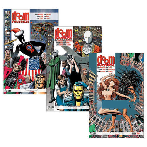 英文原版 Doom Patrol Book 末日巡逻队1-3册 漫画 英文版 进口英语原版书籍