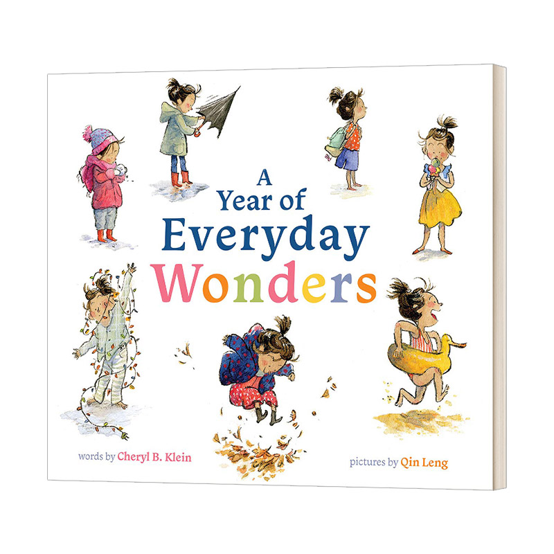 英文原版绘本 Year Of Everyday Wonders 一年中的奇迹时刻 精装 插画师Qin Leng 英文版 进口英语原版书籍儿童全英语书