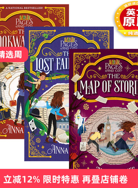 英文原版 Pages & Co. 穿梭童话故事集系列3册 儿童奇幻小说 美国国家畅销书作家Anna James 英文版 进口英语原版书籍