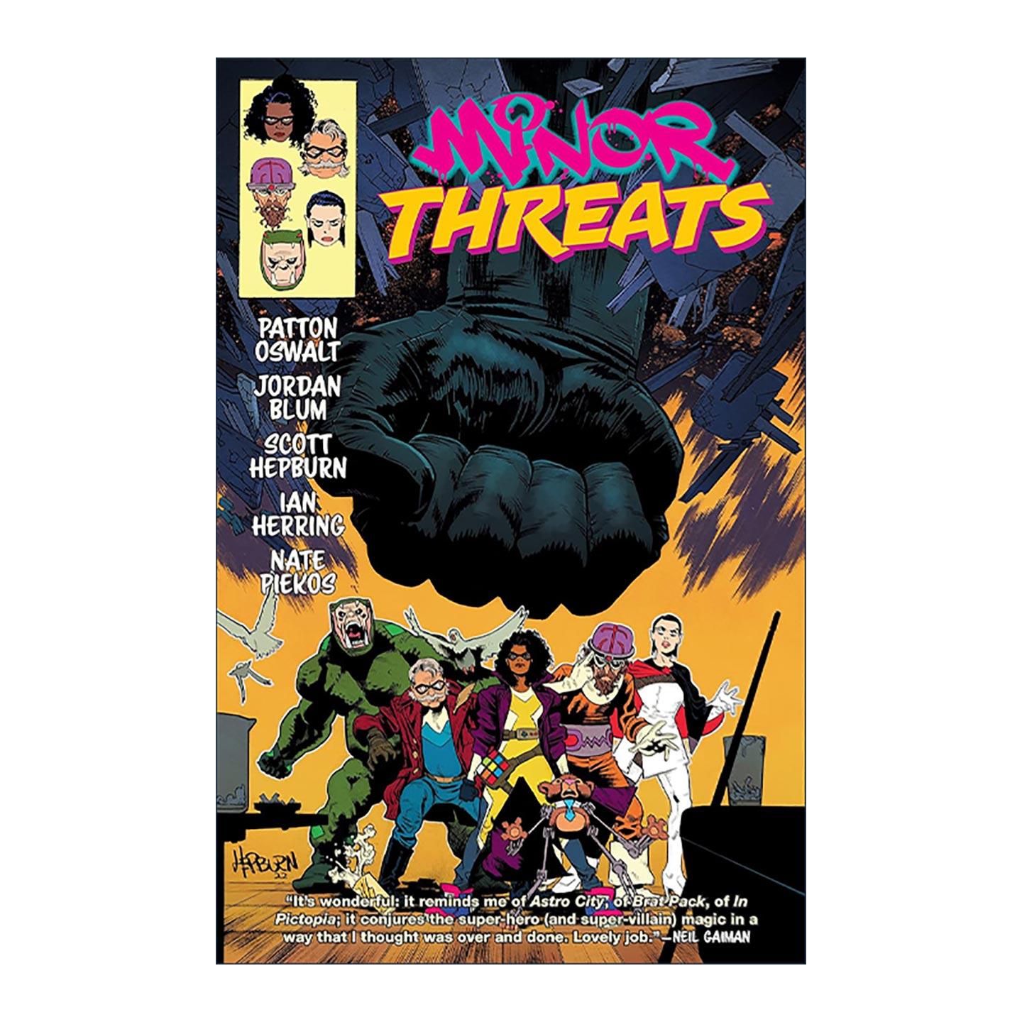 英文原版 Minor Threats Volume 1 A Quick End To A Long Beginning 次要威胁系列1 从漫长开端到快速结束 漫画 进口英语原版书籍