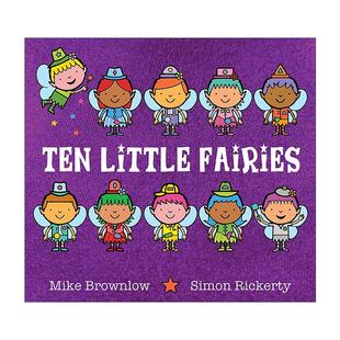 英文原版 Ten Little Fairies 十个小仙女 儿童启蒙认知绘本 英文版 进口英语原版书籍