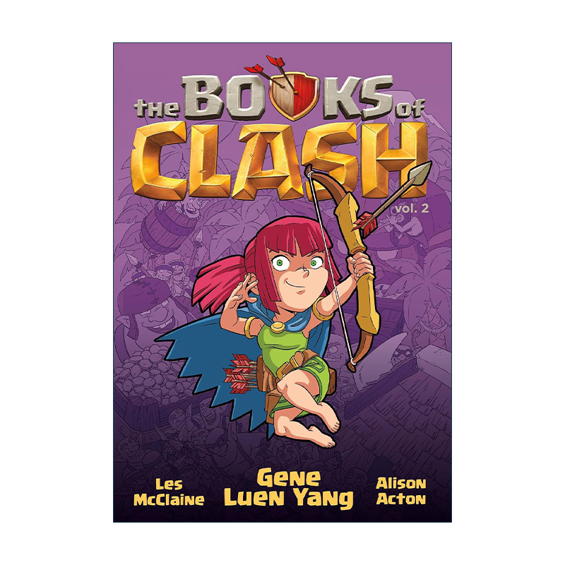 英文原版 The Books of Clash Volume 2 冲突之2 青少年图像小说 部落冲突与皇室战争角色 英文版 进口英语原版书籍