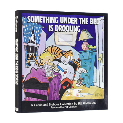 英文原版 Something Under the Bed Is Drooling 谁在床底下流口水 卡尔文与霍布斯漫画集 英文版 进口英语原版书籍