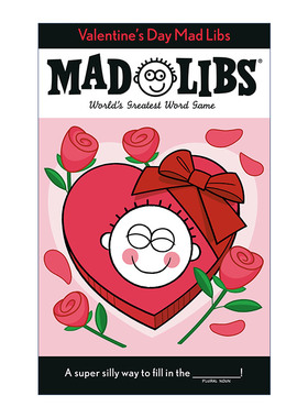 英文原版 Valentine's Day Mad Libs 情人节 疯狂填词游戏 英文版 进口英语原版书籍