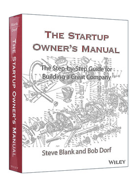 英文原版 The Startup Owner's Manual 创业者手册 教你如何构建伟大的企业 精装 Steve Blank 英文版 进口英语原版书籍