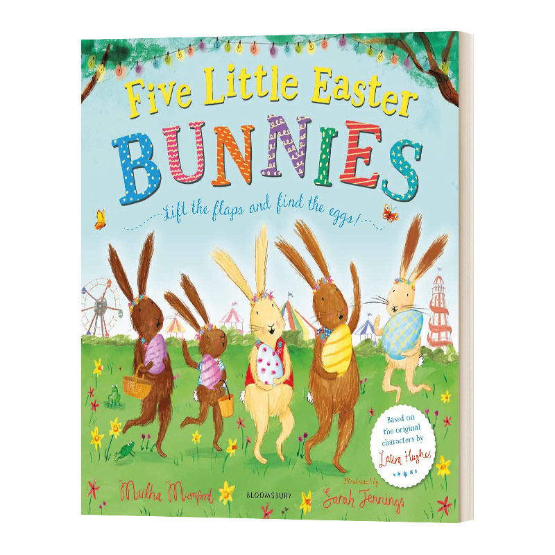 easter bunnies 五只复活节兔子 小兔子系列绘本 英文版 进口英语原版