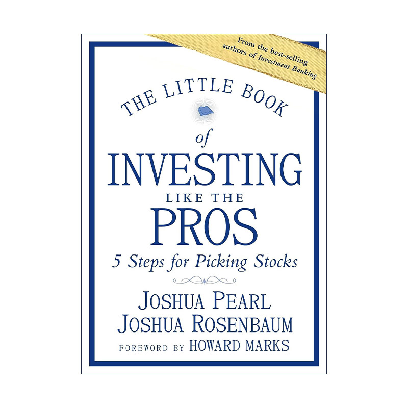 英文原版 The Little Book of Investing Like the Pros 新手学估值 股票投资五步分析法 精装 英文版 进口英语原版书籍