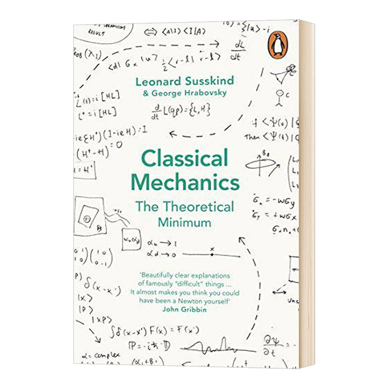 开始学物理时需要了解的东西 英文原版 Classical Mechanics The Theoretical Minimum 英文版进口原版英语书籍