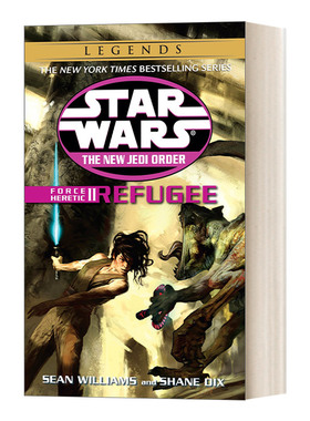 英文原版 Force Heretic II Refugee Star Wars The New Jedi Order  Book 16 星球大战 新绝地武士团16 原力异端II 难民 英文版