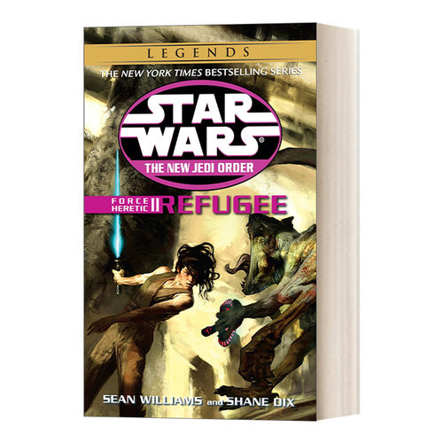 英文原版 Force Heretic II Refugee Star Wars The New Jedi Order  Book 16 星球大战 新绝地武士团16 原力异端II 难民 英文版