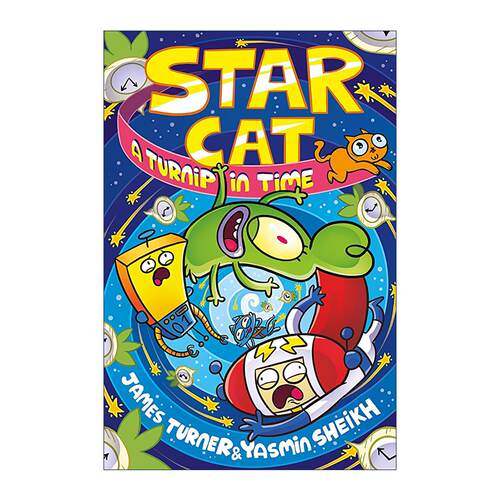 英文原版 Star Cat a Turnip in Time 星际猫咪2 儿童幽默漫画 英文版 进口英语原版书籍
