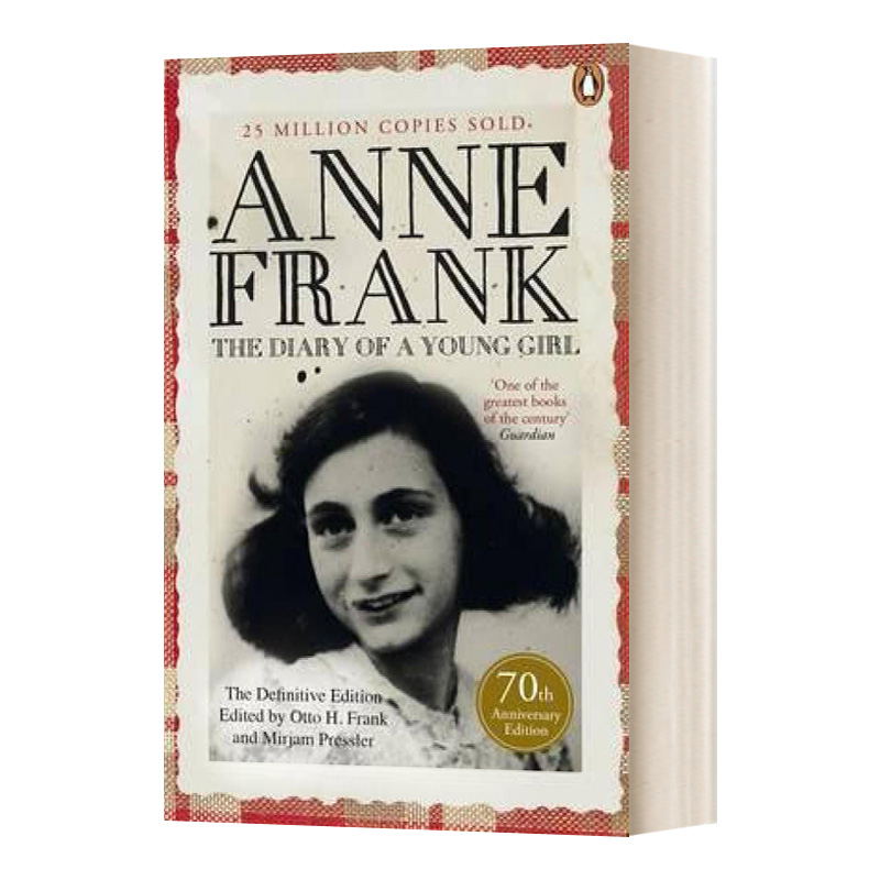 英文原版 The Diary of a Young Girl 企鹅黑色经典系列 安妮日记 英文版 进口英语原版书籍