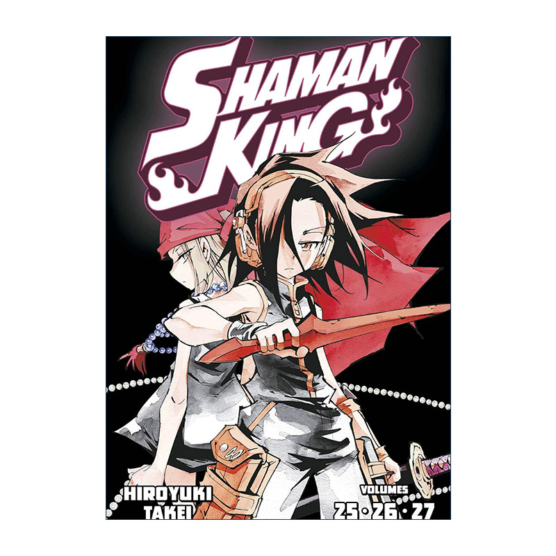 英文原版 SHAMAN KING Omnibus 9 Vol.25-27通灵王精选集9 25-27卷合订本同名动漫漫画英文版进口英语原版书籍