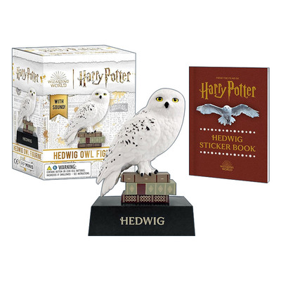 英文原版 Harry Potter Hedwig Owl Figurine 海德薇发声手办 哈利波特 英文版 进口英语原版书籍