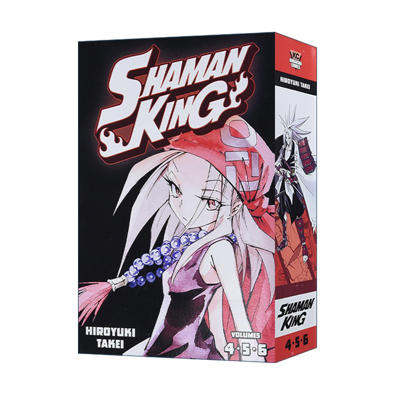 英文原版 SHAMAN KING Omnibus 2 Vol.4-6通灵王精选集2 4-6卷合订本同名动漫漫画英文版进口英语原版书籍