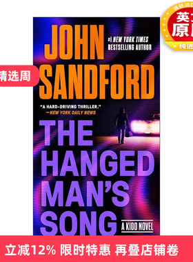 英文原版 The Hanged Man's Song Kidd Book 4 基德系列4 上吊者之歌 惊悚悬疑小说 John Sandford 英文版 进口英语原版书籍
