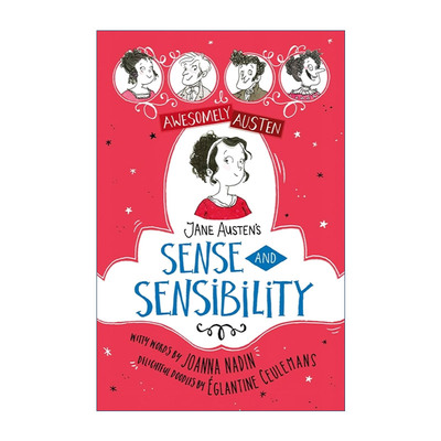 英文原版 Awesomely Austen Illustrated and Retold 理智与情感 简·奥斯汀 儿童插图版 英文版 进口英语原版书籍