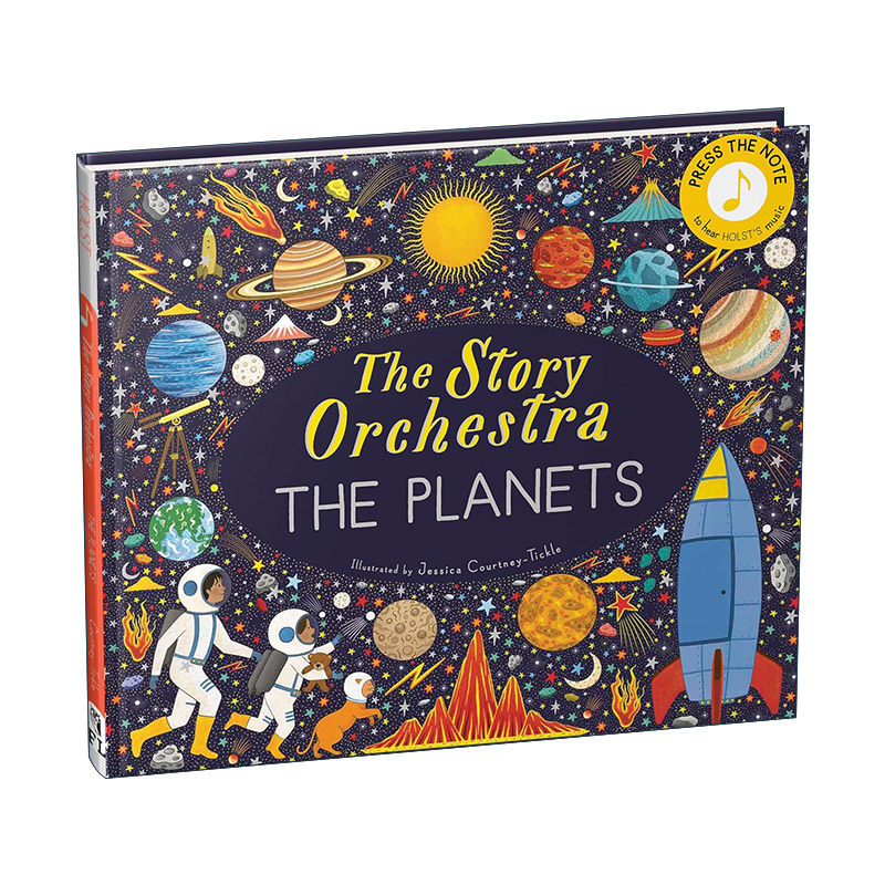 英文原版 The Story Orchestra The Planets 故事管弦乐队 古典音乐发声绘本 星球 精装 英文版 进口英语原版书籍