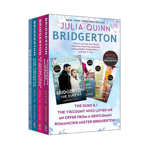 英文原版 Bridgerton Boxed Set 布里奇顿 柏捷顿家族 1-4 盒装 英文版 进口英语原版书籍
