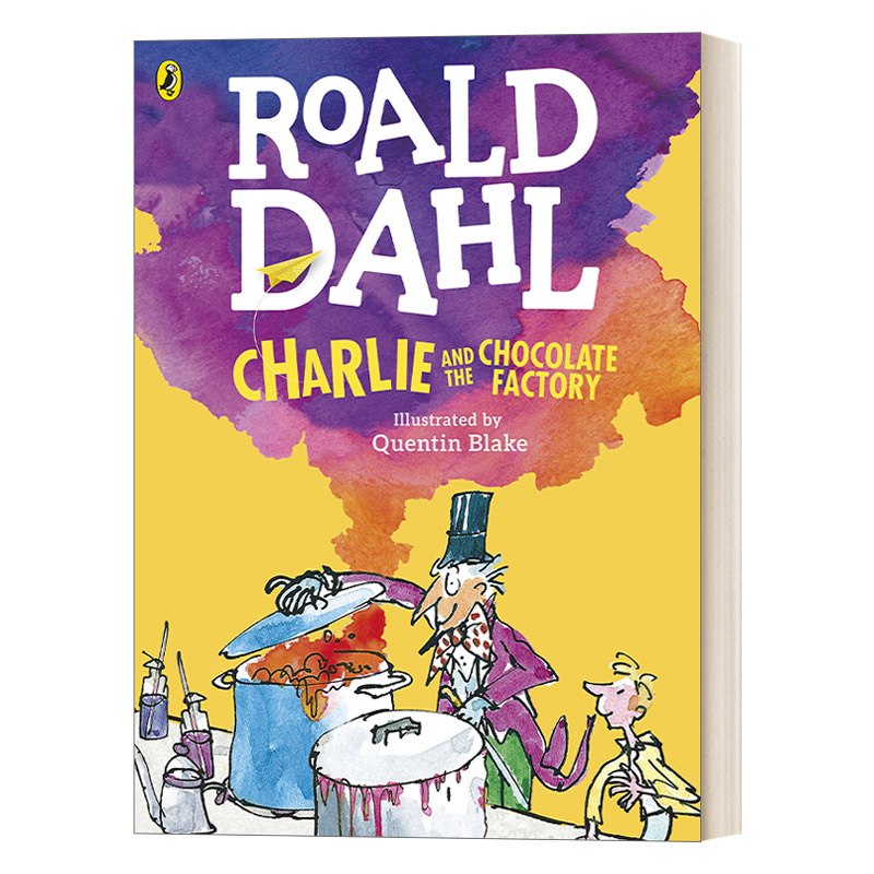 英文原版 Charlie and the Chocolate Factory 查理和巧克力工厂 罗尔德·达尔 全彩插画版 英文版 进口英语原版书籍