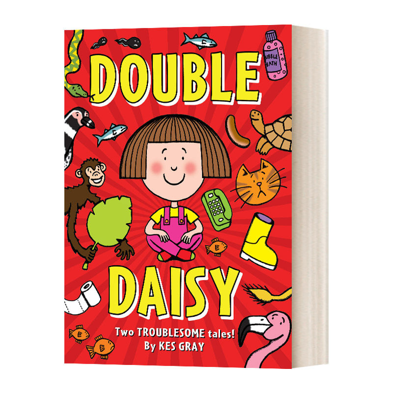英文原版 double daisy 黛西的双倍麻烦 鬼马精灵黛西系列 儿童读物