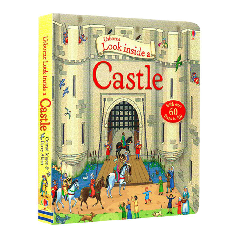 看里面系列 城堡 英文原版 usborne look inside a castle 尤斯伯恩