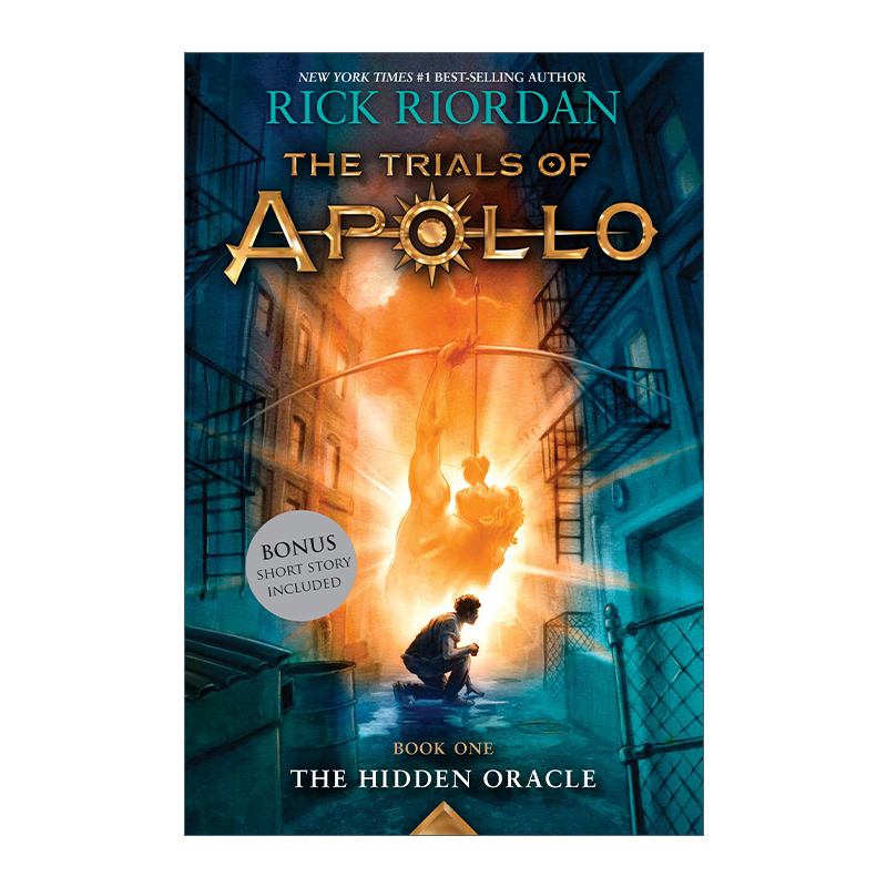 英文原版 The Trials of Apollo 1 The Hidden Oracle 阿波罗的审判1 英文版 进口英语原版书籍
