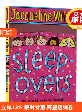 英文原版 Sleepovers 在朋友家过夜 英国儿童文学女王 小学英语课外阅读 青少年的情绪管理成长小说 英文版 进口英语书籍