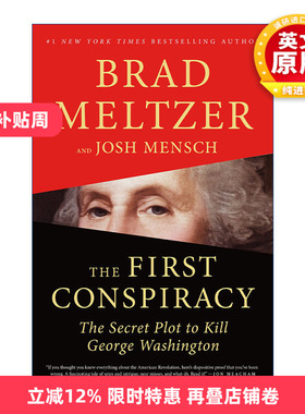 英文原版 The First Conspiracy The Secret Plot to Kill George Washington 第一号阴谋 刺杀乔治华盛顿的秘密阴谋 英文版