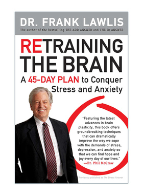 英文原版 Retraining the Brain 重新训练大脑 克服压力和焦虑的45天计划 Frank Lawlis 英文版 进口英语原版书籍