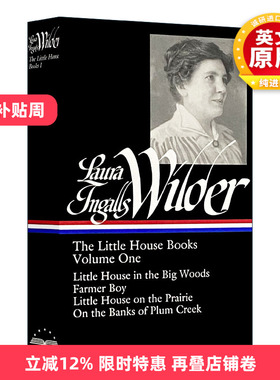 英文原版小说 Laura Ingalls Wilder 劳拉·英格尔斯·怀德 小屋系列书卷一 美国图书馆 精装 英文版 进口英语原版书籍