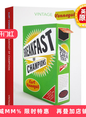 英文原版小说 Breakfast Of Champions 冠军的早餐 英文版 进口英语原版书籍
