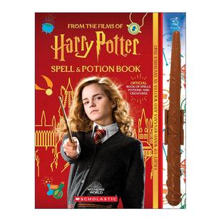 哈利波特 Harry Potion 英文原版 官方咒语 进口英语原版 Spell 英文版 Potter 书籍 and 魔药与生物手册 Book