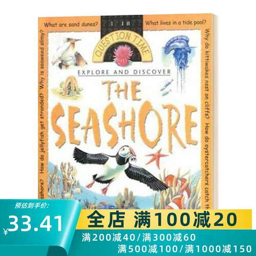 探索与发现 海滨 英文原版 Explore and Discover Seashore 儿童英语科普读物 英文版进口原版书籍