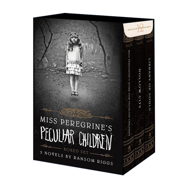 英文原版 Miss Peregrine Boxed Set 怪屋女孩 佩小姐的奇幻城堡 3本精装收藏版套装 含12张精美相片 Ransom Riggs 英文版