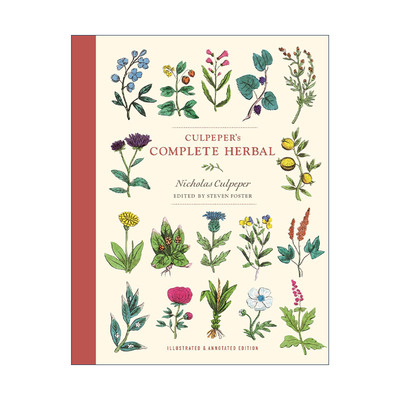 英文原版 Culpeper's Complete Herbal 卡尔佩珀氏草药全书 Nicholas Culpeper 插图注释版 英文版 进口英语原版书籍