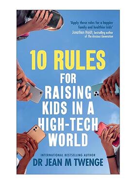 英文原版 10 Rules for Raising Kids in a High-Tech World 智能手机时代养育孩子的10条法则 英文版 进口英语原版书籍
