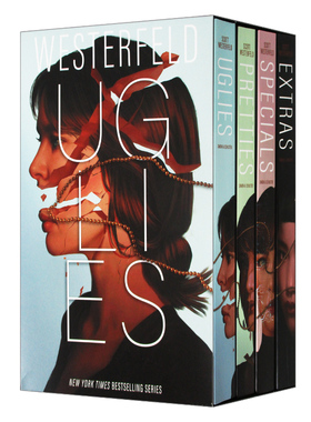 英文原版 Uglies Boxed Set Uglies Pretties Specials Extras 丑人儿系列4册盒装 科幻小说 英文版 进口英语原版书籍儿童全英语书