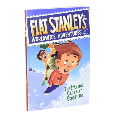 英文原版 Flat Stanley's Worldwide Adventures 4 The Intrepid Canadian Expedition 英文版 进口英语原版书籍