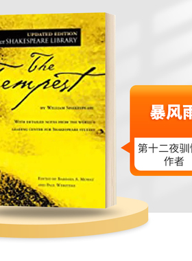 莎士比亚 暴风雨  英文原版 The Tempest William Shakespeare Simon Schuster 英文版进口原版英语经典名著书籍
