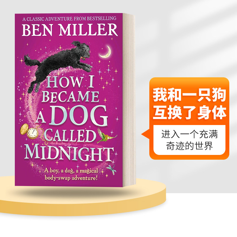 英文原版 How I Became a Dog Called Midnight 我和一只狗互换了身体 儿童探险小说 英文版 进口英语原版书籍