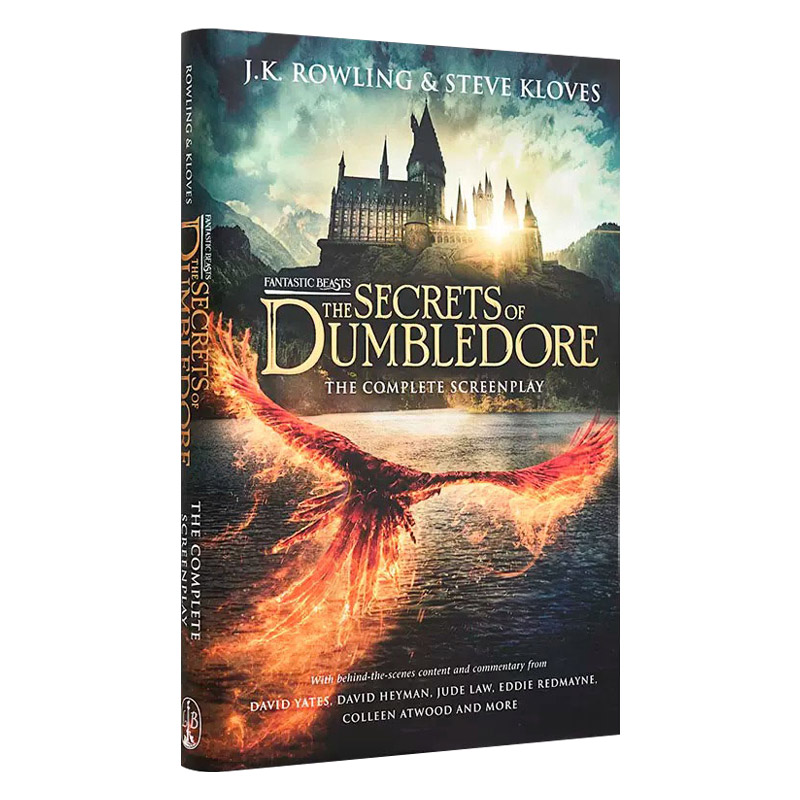 Fantastic Beasts: The Secrets of Dumbledore 神奇动物在哪里3 邓布利多之谜电影剧本精装 格林沃德 J.K.罗琳 进口英文原版书籍