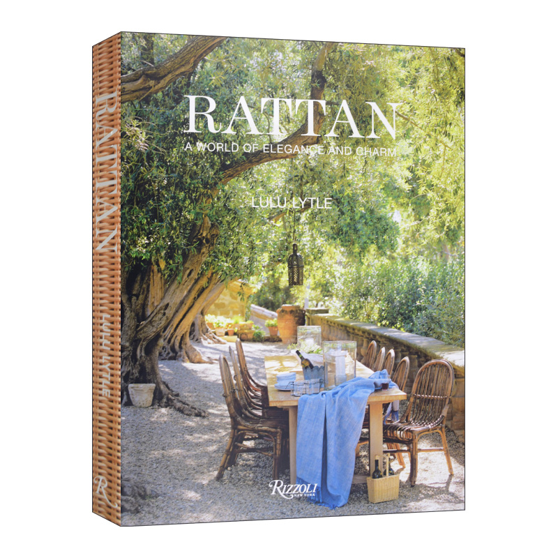 英文原版 Rattan 藤编家具 优雅和魅力的世界 家居室内设计 精装 英文版 进口英语原版书籍