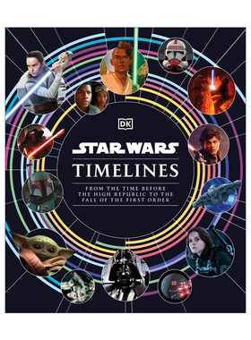 英文原版 Star Wars? Timelines 星球大战时间线 DK百科图鉴 精装 英文版 进口英语原版书籍