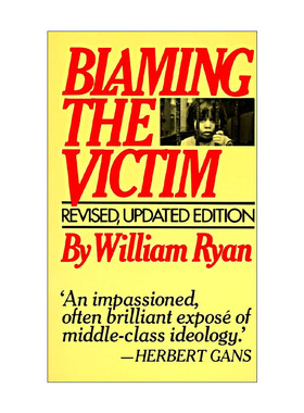 英文原版 Blaming the Victim 谴责受害者 社会学 William Ryan 英文版 进口英语原版书籍
