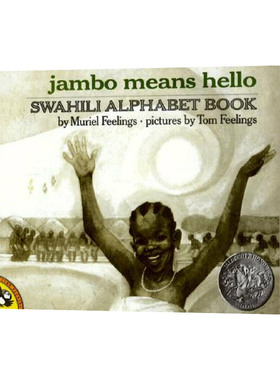 英文原版 Jambo Means Hello A Swahili Alphabet Book 不同的 你好 凯迪克奖绘本 英文版 进口英语原版书籍儿童全英语书