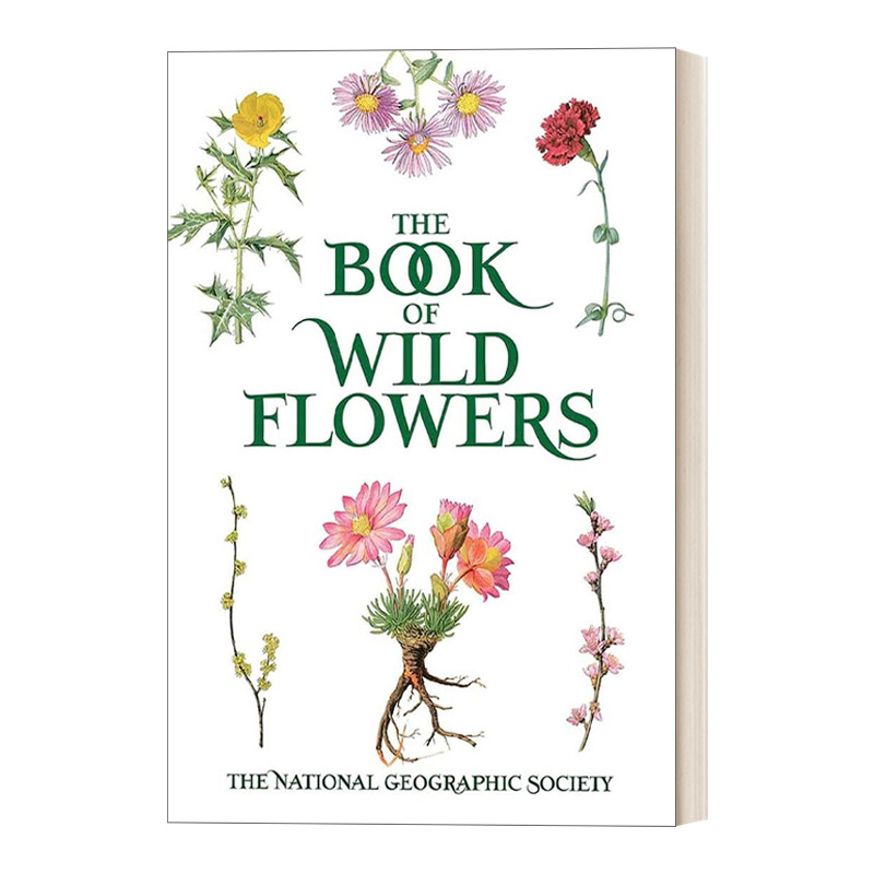英文原版 The Book of Wild Flowers 野花书 250种野花和野草的彩色图版 英文版 进口英语原版书籍