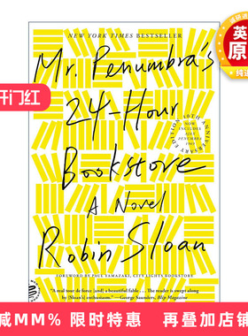 英文原版 Mr.Penumbra's 24-Hour Bookstore 生命之书 10周年纪念版 英文版 进口英语原版书籍
